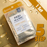 Voesh Glimmer Spa Pedicure in a Box - 5-Step Luxury Spa Pedi - Golden Glimmer / 1 Set by Voesh of New York