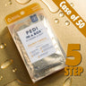 Voesh Glimmer Spa Pedicure in a Box - 5-Step Luxury Spa Pedi - Golden Glimmer / Case of 50 Treatment Sets by Voesh of New York