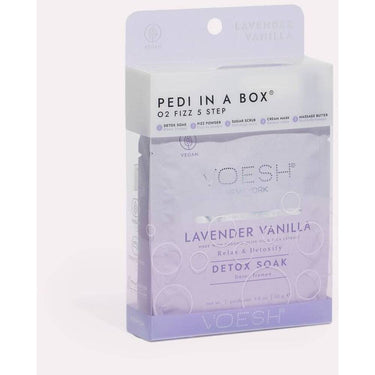 Voesh O2 FIZZ Pedi in a Box - 5-Step - Lavender Vanilla / Case of 50 Treatment Sets