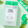 Voesh Ultimate Pedicure in a Box - 6-Step Hygienic Spa Pedicure Kit - Aloe Aloe / Case of 30 Treatment Sets by Voesh of New York