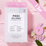 Voesh Ultimate Pedicure in a Box - 6-Step Hygienic Spa Pedicure Kit - SAGE FULLNESS - Supple & Soft With Sage Extract / 1 Treatment Set