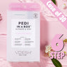 Voesh Ultimate Pedicure in a Box - 6-Step Hygienic Spa Pedicure Kit - SAGE FULLNESS - Supple & Soft With Sage Extract / Case of 30 Treatment Sets