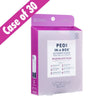 Voesh Ultimate Pedicure in a Box - 6-Step Hygienic Spa Pedicure Kit - Wild Black Plum / Case of 30 Treatment Sets