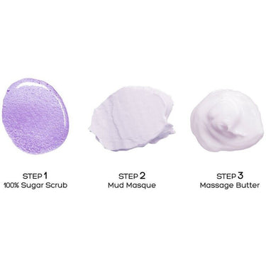 Voesh Waterless Manicure in a Box - 3-Step Hygienic Spa Pedicure Kit - LAVENDER RELIEVE - Relax & De-Stress With Lavender Extract / 1 Treatment Set by Voesh of New York