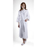 Waffle Weave Kimono White / 67% Cotton 33% Poly / One Size Fits Most - 59" Sweep