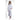 Waffle Weave Kimono White / 67% Cotton 33% Poly / One Size Fits Most - 59" Sweep