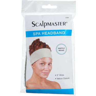 Waffle Weave Spa Headband - 3" Wide - Machine Washable - One Size Fits Most - Sage Green by Scalpmaster