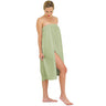 Waffle Weave Spa Wrap / One Size / 33" Long / Sage by Canyon Rose