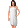 Waffle Weave Spa Wrap with Snaps - White - 32" Long / Pack of 6