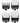 Wahl Universal Clipper Combs / Sizes 1-4 / 4 Pack