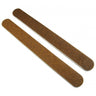 Washable Brown Cushioned Nail Files - 7"L x 3/4"W - Grit 80/80 - 50 Pack by Princess