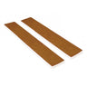 Washable Jumbo Brown Cushioned Nail Files - 7"L x 1-1/8"W - Grit 80/100 - 50 Pack by Princess