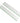 Washable Jumbo White/Green Cushioned Nail Files - 7"L x 1-1/8"W - Grit 80/100 - 50 Pack by Princess