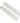 Washable Jumbo White/Peach Cushioned Nail Files - 7"L x 1-1/8"W - Grit 80/80 - 50 Pack by Princess