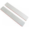 Washable Jumbo White/Red Cushioned Nail Files - 7"L x 1-1/8"W - Grit 100/100 - 50 Pack by Princess