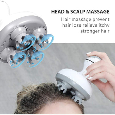 Waterproof Cordless Electric Scalp Massager - Ideal Add On For Japanese Head Spa Treatments