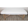 Waterproof Plastic Fitted Moisture Barrier Table Cover - Reusable / Protect Massage Tables from Moisture & Grime / 73"L x 33"W x 6"D / Case of 50 Covers