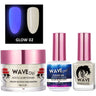 Wave Glow 3-In-1 Matching Combo Set / 1 Gel Polish 0.5 oz. + 1 Lacquer 0.5 oz. + 1 Dip Powder 2 oz. / #02