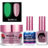 Wave Glow 3-In-1 Matching Combo Set / 1 Gel Polish 0.5 oz. + 1 Lacquer 0.5 oz. + 1 Dip Powder 2 oz. / #11