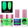 Wave Glow 3-In-1 Matching Combo Set / 1 Gel Polish 0.5 oz. + 1 Lacquer 0.5 oz. + 1 Dip Powder 2 oz. / #16