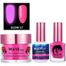 Wave Glow 3-In-1 Matching Combo Set / 1 Gel Polish 0.5 oz. + 1 Lacquer 0.5 oz. + 1 Dip Powder 2 oz. / #17