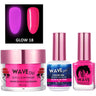 Wave Glow 3-In-1 Matching Combo Set / 1 Gel Polish 0.5 oz. + 1 Lacquer 0.5 oz. + 1 Dip Powder 2 oz. / #18