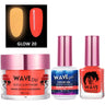 Wave Glow 3-In-1 Matching Combo Set / 1 Gel Polish 0.5 oz. + 1 Lacquer 0.5 oz. + 1 Dip Powder 2 oz. / #20