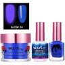 Wave Glow 3-In-1 Matching Combo Set / 1 Gel Polish 0.5 oz. + 1 Lacquer 0.5 oz. + 1 Dip Powder 2 oz. / #24