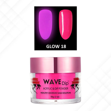 Wave Glow Gel Acrylic/Dipping Powder 2 oz. / #18