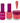 Wave Princess Collection 3-In-1 Matching Combo Set / 1 Gel Polish 0.5 oz. + 1 Lacquer 0.5 oz. + 1 Dip Powder 2 oz. / #103 Rosette Red Boutique