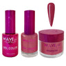 Wave Princess Collection 3-In-1 Matching Combo Set / 1 Gel Polish 0.5 oz. + 1 Lacquer 0.5 oz. + 1 Dip Powder 2 oz. / #113 Burnt Russet Ring