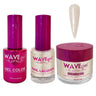 Wave Princess Collection 3-In-1 Matching Combo Set / 1 Gel Polish 0.5 oz. + 1 Lacquer 0.5 oz. + 1 Dip Powder 2 oz. / #115 White Might