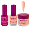 Wave Princess Collection 3-In-1 Matching Combo Set / 1 Gel Polish 0.5 oz. + 1 Lacquer 0.5 oz. + 1 Dip Powder 2 oz. / #21 Cheese Latte