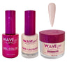 Wave Princess Collection 3-In-1 Matching Combo Set / 1 Gel Polish 0.5 oz. + 1 Lacquer 0.5 oz. + 1 Dip Powder 2 oz. / #23 Toneless