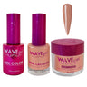 Wave Princess Collection 3-In-1 Matching Combo Set / 1 Gel Polish 0.5 oz. + 1 Lacquer 0.5 oz. + 1 Dip Powder 2 oz. / #29 wake up Coffee