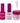 Wave Princess Collection 3-In-1 Matching Combo Set / 1 Gel Polish 0.5 oz. + 1 Lacquer 0.5 oz. + 1 Dip Powder 2 oz. / #4 Clear Pink