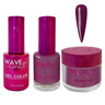 Wave Princess Collection 3-In-1 Matching Combo Set / 1 Gel Polish 0.5 oz. + 1 Lacquer 0.5 oz. + 1 Dip Powder 2 oz. / #42 Wenge