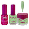 Wave Princess Collection 3-In-1 Matching Combo Set / 1 Gel Polish 0.5 oz. + 1 Lacquer 0.5 oz. + 1 Dip Powder 2 oz. / #43 Shamrock Necklace