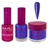 Wave Princess Collection 3-In-1 Matching Combo Set / 1 Gel Polish 0.5 oz. + 1 Lacquer 0.5 oz. + 1 Dip Powder 2 oz. / #58 Imperial Blue
