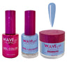 Wave Princess Collection 3-In-1 Matching Combo Set / 1 Gel Polish 0.5 oz. + 1 Lacquer 0.5 oz. + 1 Dip Powder 2 oz. / #64 Wild Evening