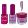 Wave Princess Collection 3-In-1 Matching Combo Set / 1 Gel Polish 0.5 oz. + 1 Lacquer 0.5 oz. + 1 Dip Powder 2 oz. / #70 Lilac Sundae
