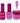 Wave Princess Collection 3-In-1 Matching Combo Set / 1 Gel Polish 0.5 oz. + 1 Lacquer 0.5 oz. + 1 Dip Powder 2 oz. / #77 Pink Snow