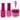 Wave Princess Collection 3-In-1 Matching Combo Set / 1 Gel Polish 0.5 oz. + 1 Lacquer 0.5 oz. + 1 Dip Powder 2 oz. / #77 Pink Snow