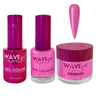 Wave Princess Collection 3-In-1 Matching Combo Set / 1 Gel Polish 0.5 oz. + 1 Lacquer 0.5 oz. + 1 Dip Powder 2 oz. / #79 Secret Poison