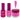 Wave Princess Collection 3-In-1 Matching Combo Set / 1 Gel Polish 0.5 oz. + 1 Lacquer 0.5 oz. + 1 Dip Powder 2 oz. / #79 Secret Poison