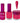 Wave Princess Collection 3-In-1 Matching Combo Set / 1 Gel Polish 0.5 oz. + 1 Lacquer 0.5 oz. + 1 Dip Powder 2 oz. / #84 Eliza Red