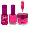 Wave Princess Collection 3-In-1 Matching Combo Set / 1 Gel Polish 0.5 oz. + 1 Lacquer 0.5 oz. + 1 Dip Powder 2 oz. / #85 Rose Field