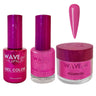 Wave Princess Collection 3-In-1 Matching Combo Set / 1 Gel Polish 0.5 oz. + 1 Lacquer 0.5 oz. + 1 Dip Powder 2 oz. / #86 Magneta Taffy