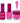 Wave Princess Collection 3-In-1 Matching Combo Set / 1 Gel Polish 0.5 oz. + 1 Lacquer 0.5 oz. + 1 Dip Powder 2 oz. / #87 Rosa