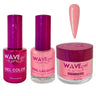 Wave Princess Collection 3-In-1 Matching Combo Set / 1 Gel Polish 0.5 oz. + 1 Lacquer 0.5 oz. + 1 Dip Powder 2 oz. / #92 Naked Orange